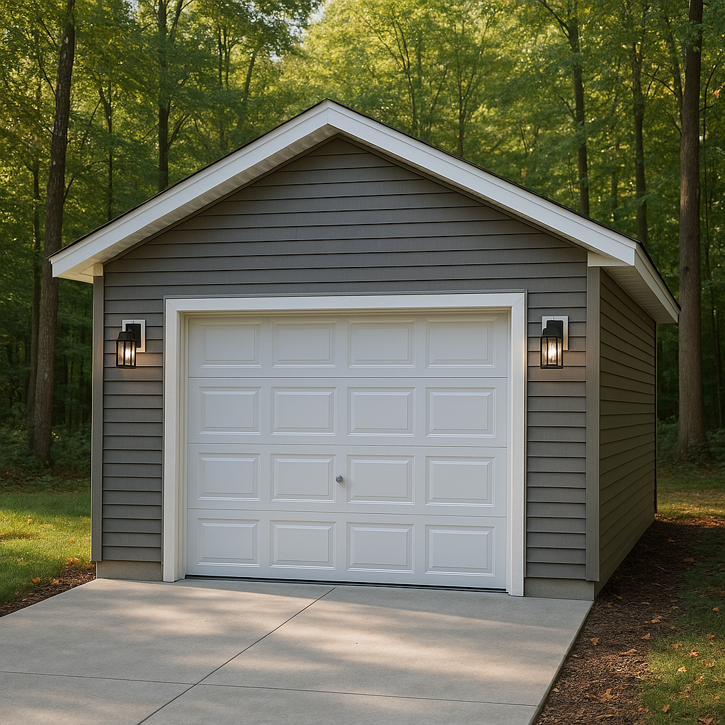 12' Wide Garage Plans – 18' to 24' Deep