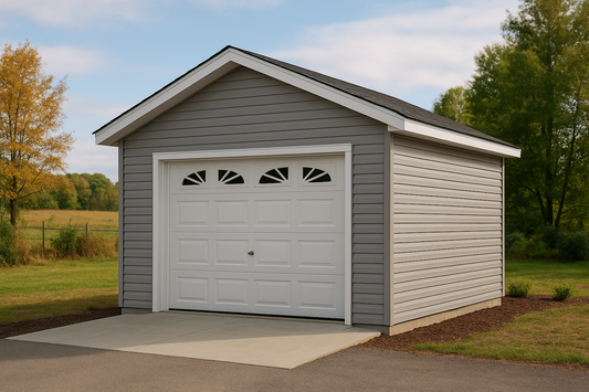 10' Wide Garage Plans – 18' to 24' Deep