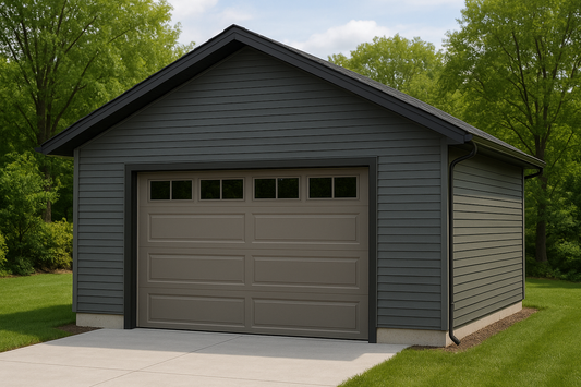 24' Wide Garage Plans – 18' to 24' Deep