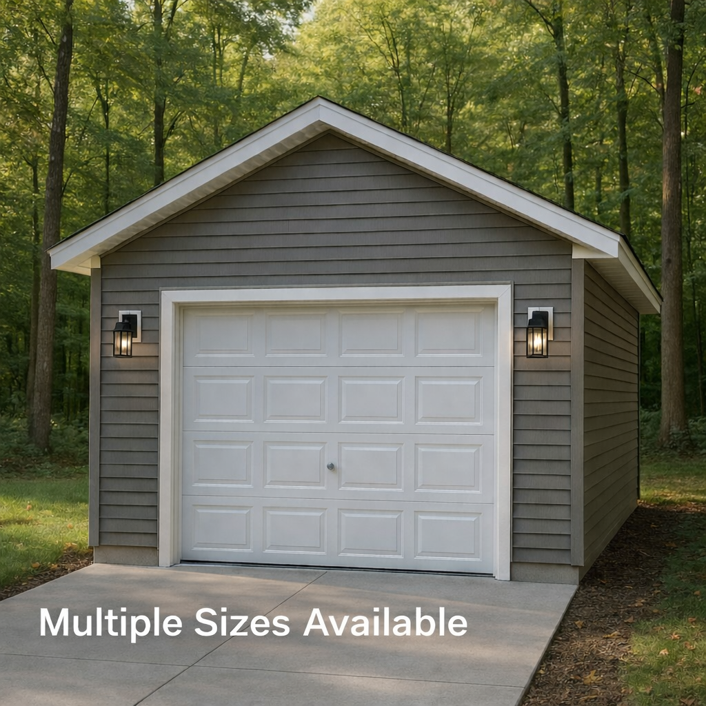 Single Car Garage Plans Ontario – Permit-Ready Detached Garage (Multiple Sizes)