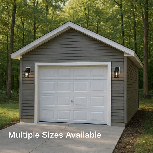 Single Car Garage Plans Ontario – Permit-Ready Detached Garage (Multiple Sizes)